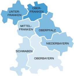 Regionen Bayerns