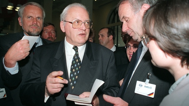 Roman Herzog am Tag der Bundespräsidentenwahl am 23.05.1994 | Bild: picture-alliance/dpa