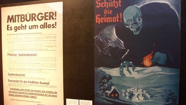 Plakat der DSAP (Deutsche Sozialdemokratische Arbeiterpartei) in der Tschechoslowakischen Republik | Bild: BR / Stefan Primbs