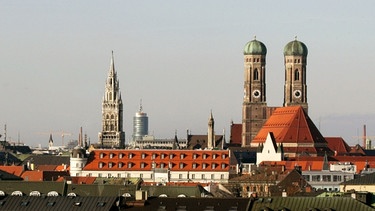 Panorama-Ansicht von München | Bild: picture-alliance/dpa