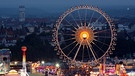 Münchner Oktoberfest bei Nacht | Bild: picture-alliance/dpa