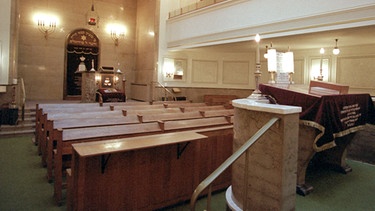Innenraum der Synagoge in der Münchner Reichenbachstraße | Bild: picture-alliance/dpa