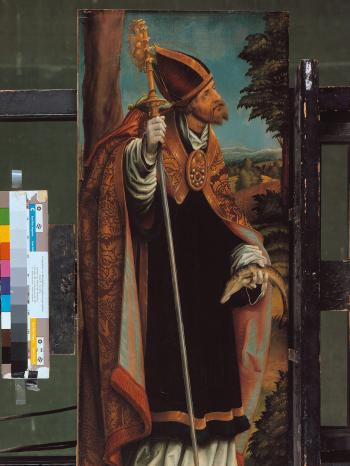 Der Hl. Ulrich, Gemälde von Hans Burgkmair d. Ä. | Bild: bpk/Gemäldegalerie, Staatliche Museen zu Berlin
