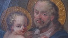 Ein Bild des Heiligen Josef mit dem Jesuskind | Bild: picture-alliance/dpa