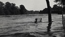 Isar-Hochwasser in Freising 1956 | Bild: Stadtarchiv Freising / Fotosammlung-Nr.: 1252
