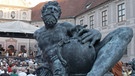 Isar-Allegorie des Wittelsbacher Brunnens in der Münchner Residenz | Bild: SZ Photo / Stephan Rumpf