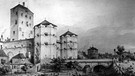 Ansicht des Münchner Isartors von 1812 | Bild: picture-alliance/dpa