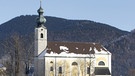 Blick auf die Ruhpoldinger Pfarrkirche St. Georg | Bild: picture-alliance/dpa
