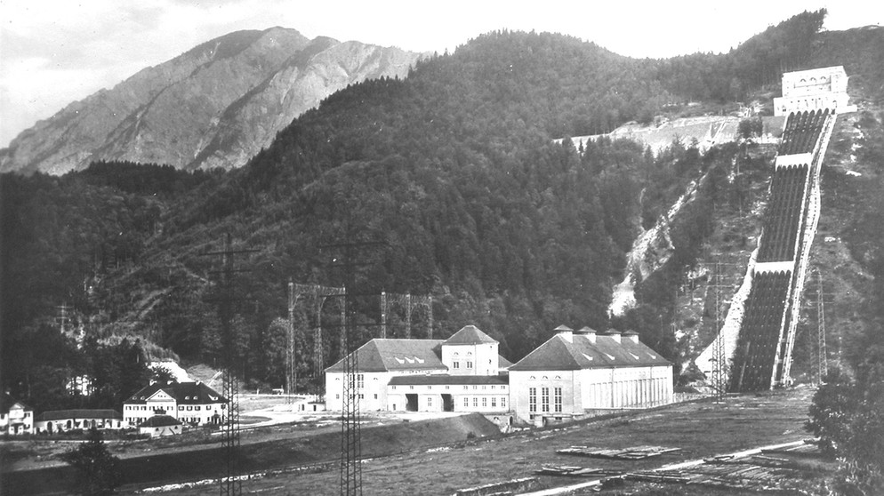 Walchenseekraftwerk 1930 | Bild: Stadtarchiv Bad Tölz