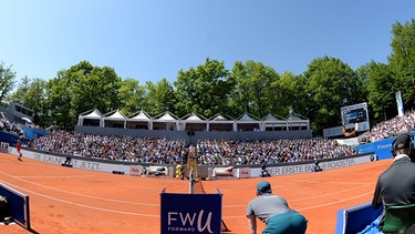 Der Centre Court in München während des Finales | Bild: picture-alliance/dpa