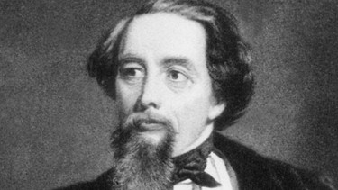 Der britische Schriftsteller Charles Dickens in einer zeitgenössischen Darstellung.  | Bild: dpa-Bildfunk