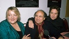 Marianne Sägebrecht 1990 mit Danny de Vito und Michael Douglas bei der Pressekonferenz auf der Berlinale | Bild: picture-alliance/dpa