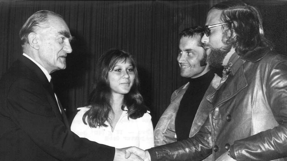 Kurt Scharf, Eva Mattes, Michael Verhoeven, Bob Hower (v.l.n.r.) 1970 | Bild: picture-alliance/dpa