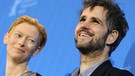 Tilda Swinton und Christoph Schlingensief waren 2009 in der Berlinale-Jury | Bild: picture-alliance/dpa