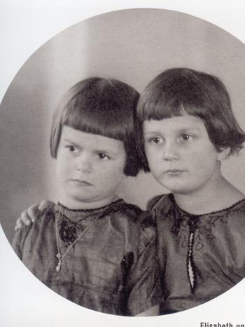 Michael Mann und Schwester Elisabeth (li.) | Bild: Keystone/Thomas-Mann-Archiv Zürich
