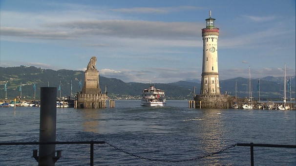 Hafen von Lindau mit altem Leuchtturm | Bild: BR/Marion Heinz