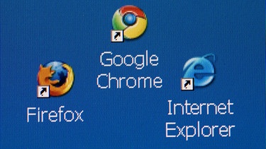 Firefox, Chrome und Internet-Explorer | Bild: picture-alliance/dpa