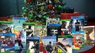 Viele Computerspiele unter einem Weihnachtsbaum | Bild: BR / Zehentmeier/ Collage