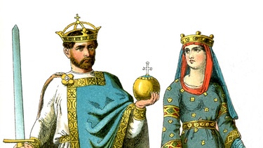 Kaiser Heinrich II. und Kunigunde | Bild: picture-alliance/dpa