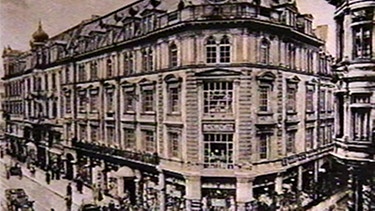 Jüdisches Kaufhaus in Würzburg in den 1920er-Jahren | Bild: BR