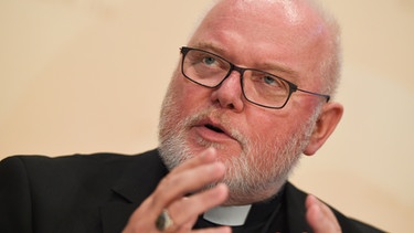 Der Vorsitzende der Deutschen Bischofskonferenz, der Münchner Kardinal Reinhard Marx | Bild: picture-alliance/dpa