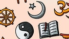 Symbole der Religionen | Bild: colourbox.com