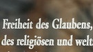 Religionsfreiheit | Bild: picture-alliance/dpa/Wolfram Steinberg