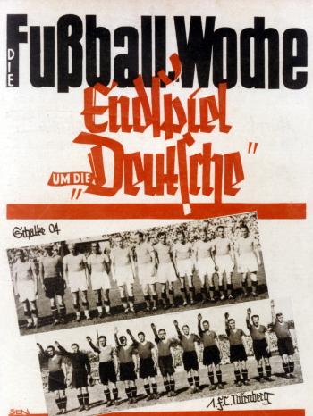 Titelblatt der "Fußball-Woche" von 1934  | Bild: picture-alliance/dpa