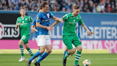 Spielszene Hans Rostock - TSV 1860 München | Bild: imago images/Eibner