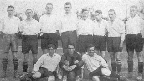 FC Bayern München Mannschaftskarte Deutscher Meister 1932 