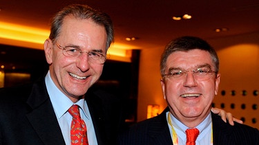 IOC-Präsident Jacques Rogge und Dr. Thomas Bach | Bild: picture-alliance/dpa