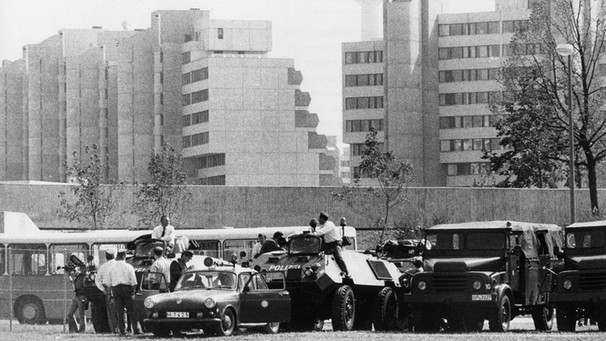 Olympia-Attentat 1972 - Polizei-Aufgebot | Bild: picture-alliance/dpa