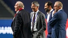 Vier Männer beim FC Bayern: Uli Hoeneß, Herbert Hainer, Hasan Salihamidžić, Karl-Heinz Rummenigge | Bild: picture-alliance/dpa