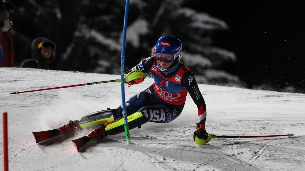 Mikaela Shiffrin beim Skiweltcup in Flachau | Bild: dpa-Bildfunk/Marco Trovati