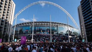 Das Londoner Wembley-Stadion | Bild: picture-alliance/dpa