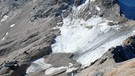 Nördlicher Schneeferner-Gletscher im Sommer 2012 | Bild: picture-alliance/dpa