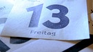Kalenderblätter von Freitag dem Dreizehnten | Bild: picture-alliance/dpa