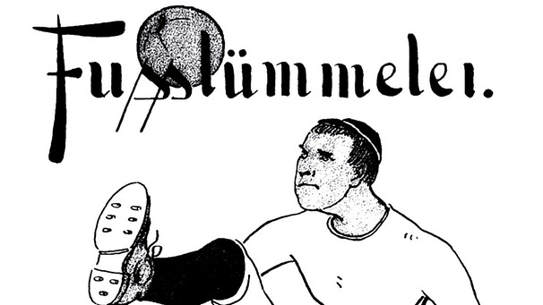 Titelseite einer Streitschrift, die den Fußball als "Fußlümmelei" bezeichnet | Bild: Archiv Kurt Hoffmeister