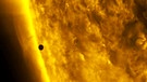 Merkurtransit am 9. Mai 2016, aufgenommen vom SDO | Bild: NASA