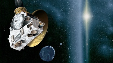 New Horizons im Kuiper-Gürtel (künstlerische Darstellung) | Bild: NASA