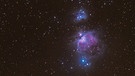 Der Orionnebel am Gürtel des Orion. Das Sternbild ist vor allem im Winter gut zu sehen. | Bild: Reinhold Lehnert