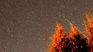 Perseiden am Nachthimmel über Hofgeismar  | Bild: Johann Spuling