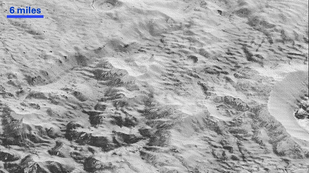 Pluto Badlands | Bild: NASA/JHUAPL/SwRI
