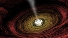 Illustration eines Schwarzen Lochs | Bild: NASA
