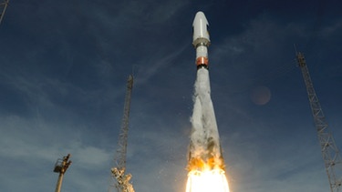Archivbild: Start einer Sojus-Rakete ins All.  | Bild: ESA