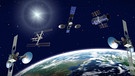 Satelliten im Weltraum | Bild: NASA