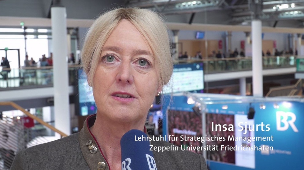 Insa Sjurts, Präsidentin Zeppelin Universität Friedrichshafen | Bild: Bayerischer Rundfunk