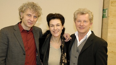 Udo Wachtveitl, Bettina Reitz und Miroslav Nemec (v.l.n.r.) 2007 | Bild: BR/Ralf Wilschewski