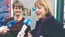 Fürstin Gloria von Thurn und Taxi mit CDU-Vorsitzender Angela Merkel in Regensburg | Bild: BR