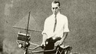 Eine komplette Empfangsstation auf einem Fahrrad | Bild: BR/ Historisches Archiv